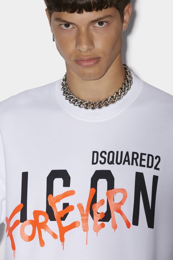 Icon Forever Sweatshirt D2 WHITE/BLACK