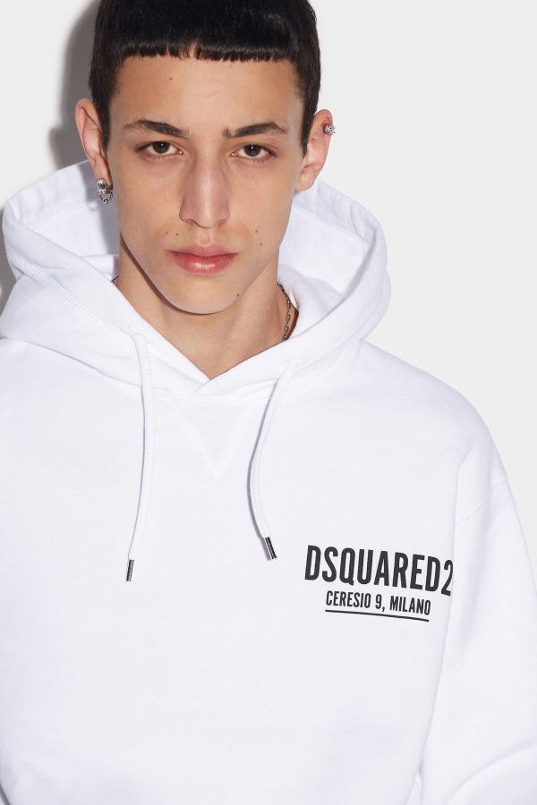 Ceresio 9 Cool Hoodie WHITE/BLACK