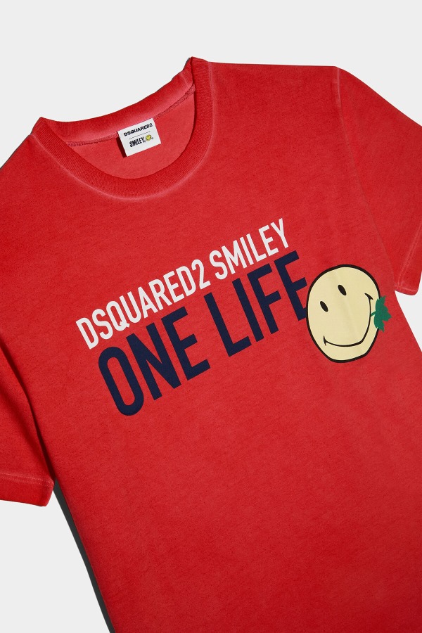 Smiley Partially Recycled Cotton Cool Fit T-Shirt
