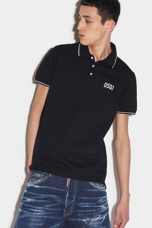 Mini Dsq2 Tennis Polo