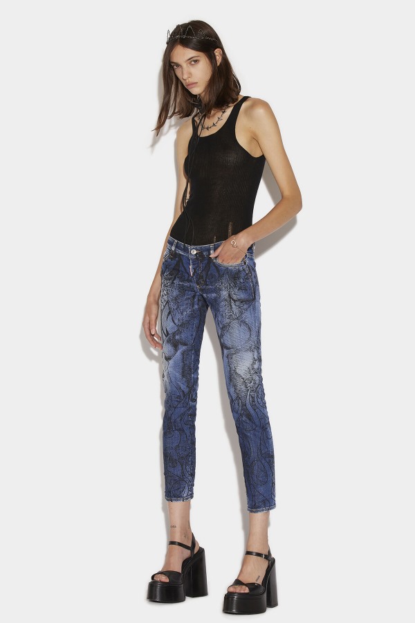 Sex Garden Wash Jennifer Cropped Jeans