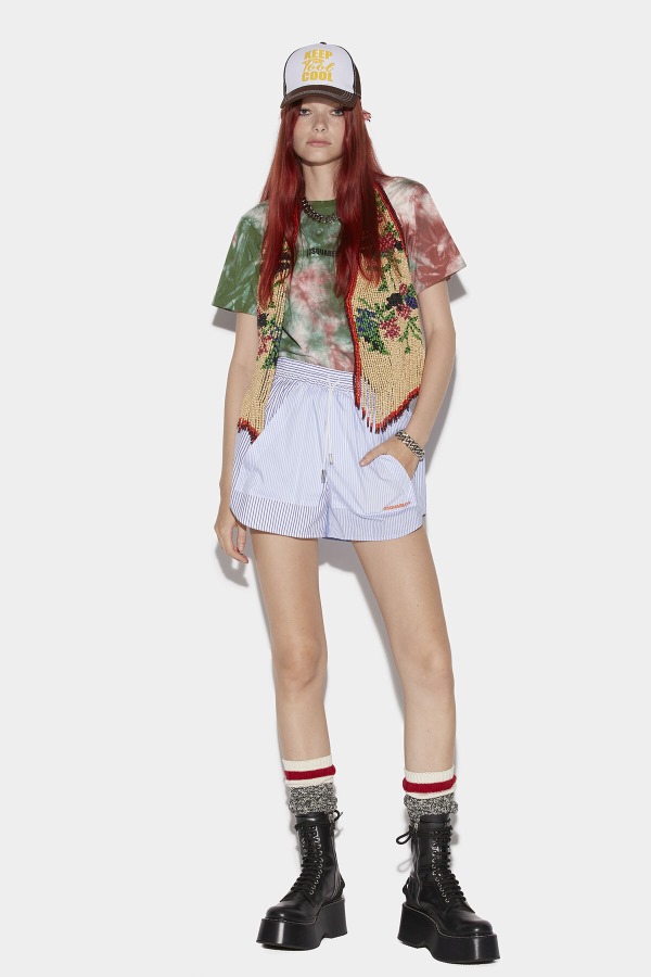 Patchwork Shorts
