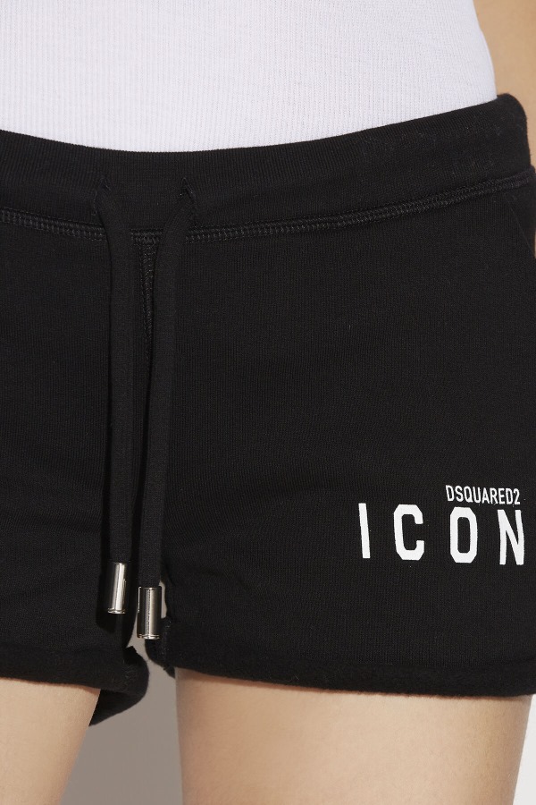 WHITE Mini Icon Shorts