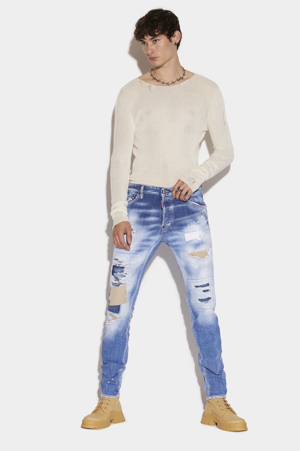 Medium Chino Patches Wash Cool Guy Jeans