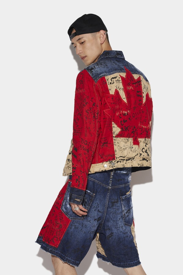 Doodle Flag Dan Jacket
