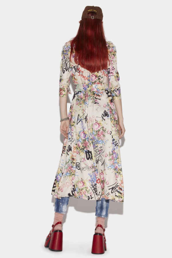 Scarf Longuette Dress