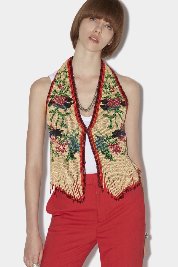 Retro Fringe Vest