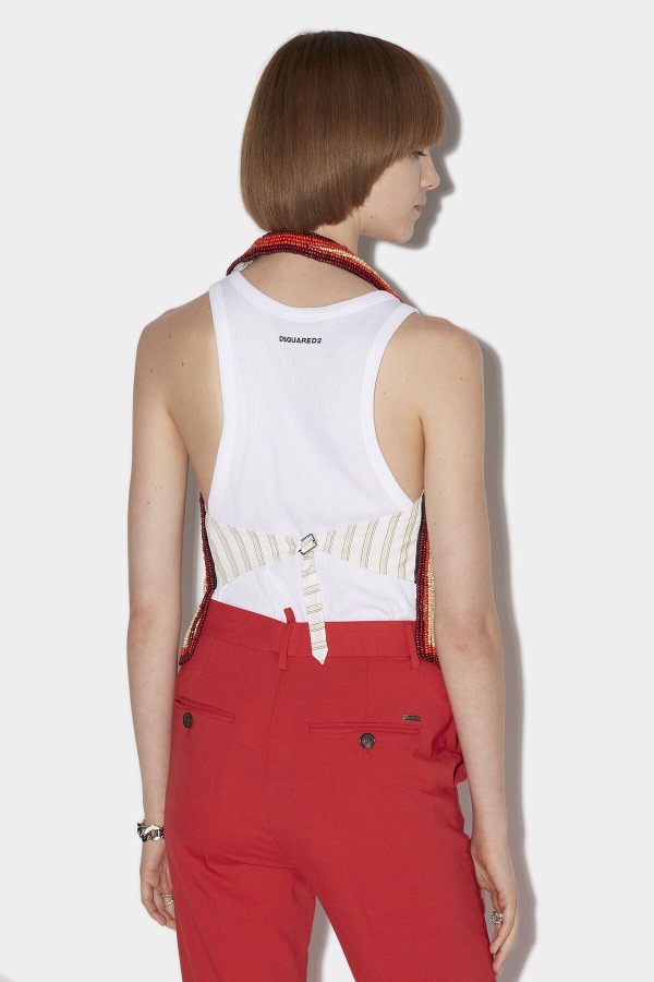 Retro Fringe Vest
