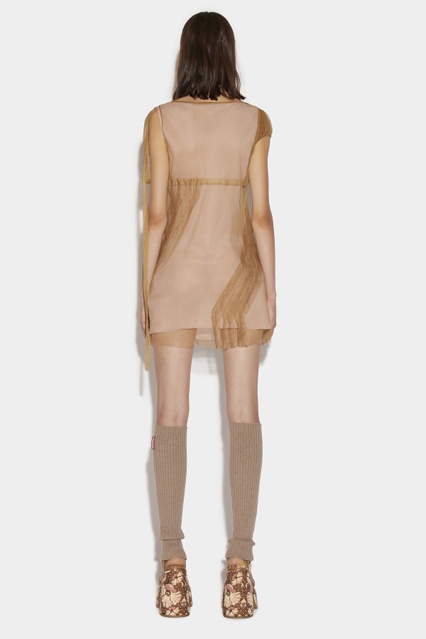 BLACK Empire Mini Dress