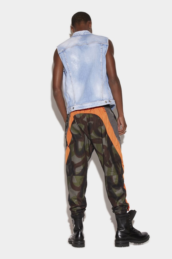 Camo Mesh Cargo Trousers