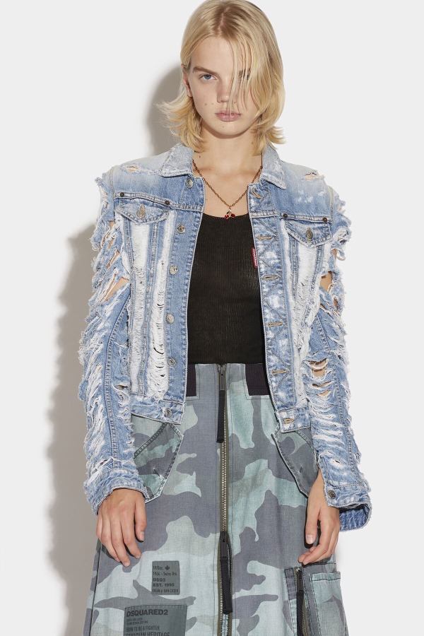 Rip Boyfriend Jean Jacket
