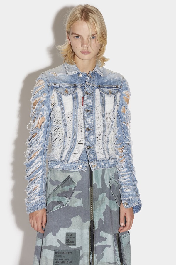 Rip Boyfriend Jean Jacket