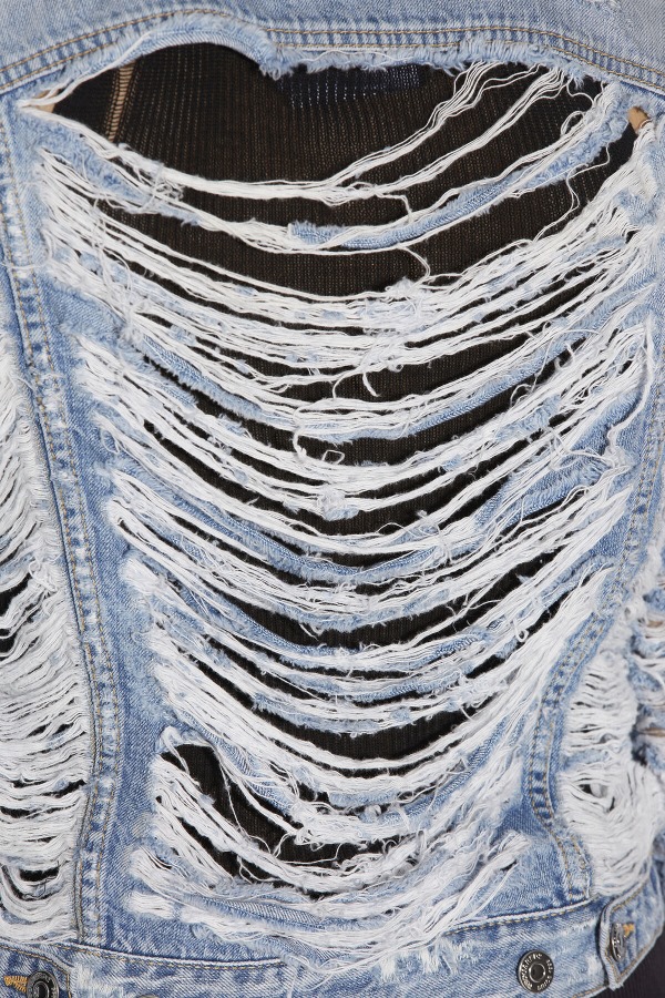 Rip Boyfriend Jean Jacket