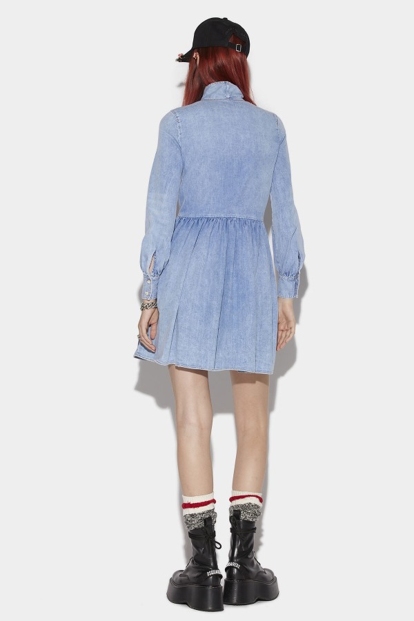 Bow Neck Minidress