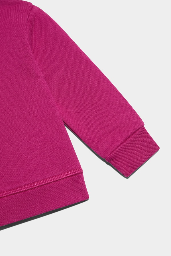FUCHSIA D2Kids Icon Spray Zipped Sweater
