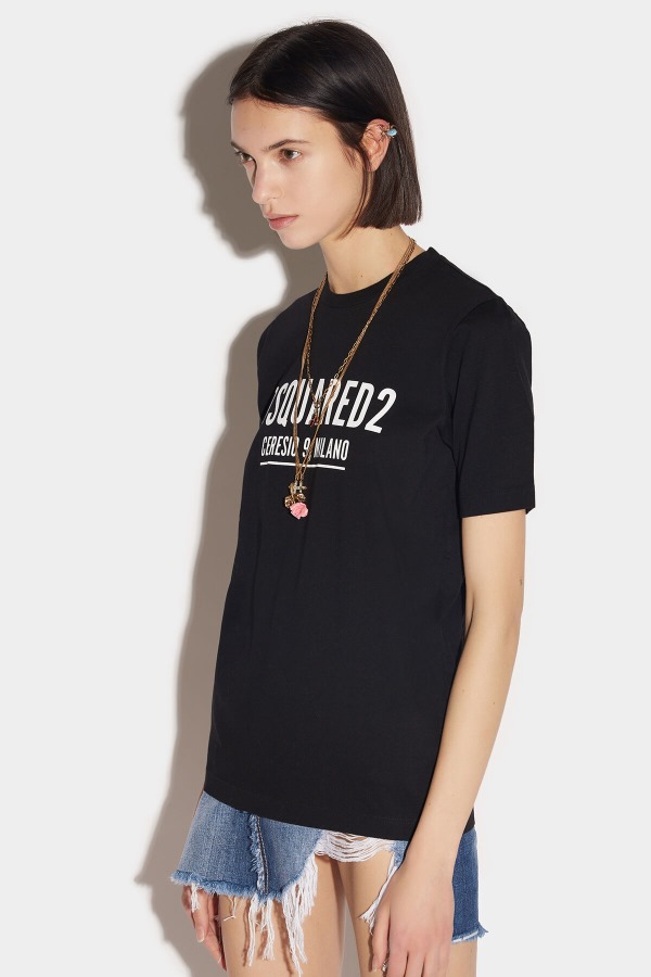 Ceresio 9 Renny T-Shirt WHITE/BLACK