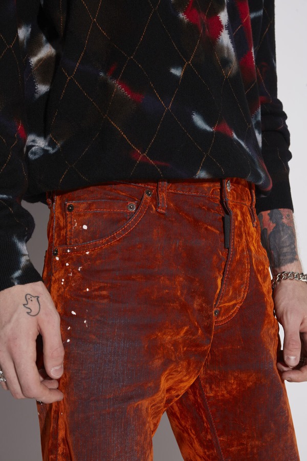 SALMON Velvet Wash Cool Guy Jeans