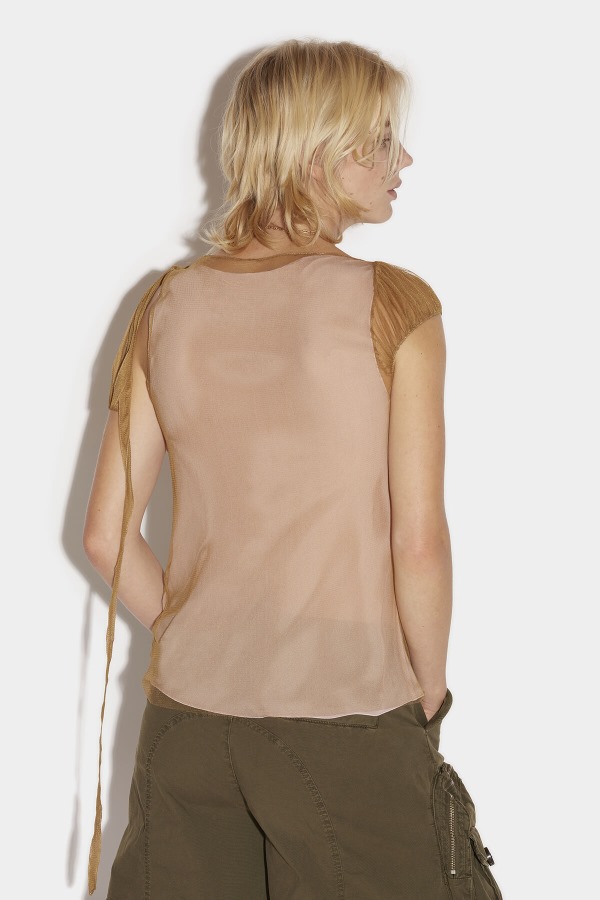Asymmetrical Bow Top