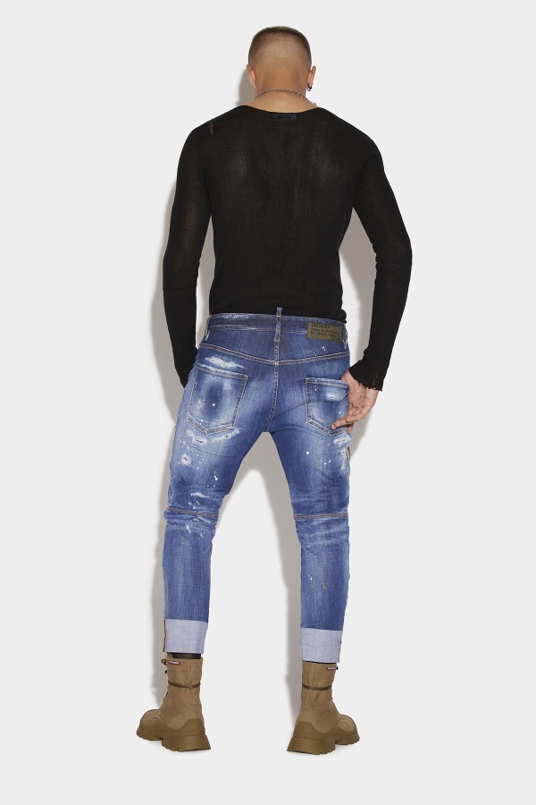 Medium Camo Patch Wash Sailor Jeans