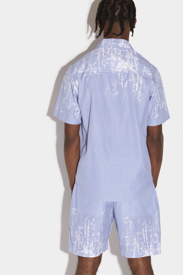 Bowling Shirt D2 BLUE