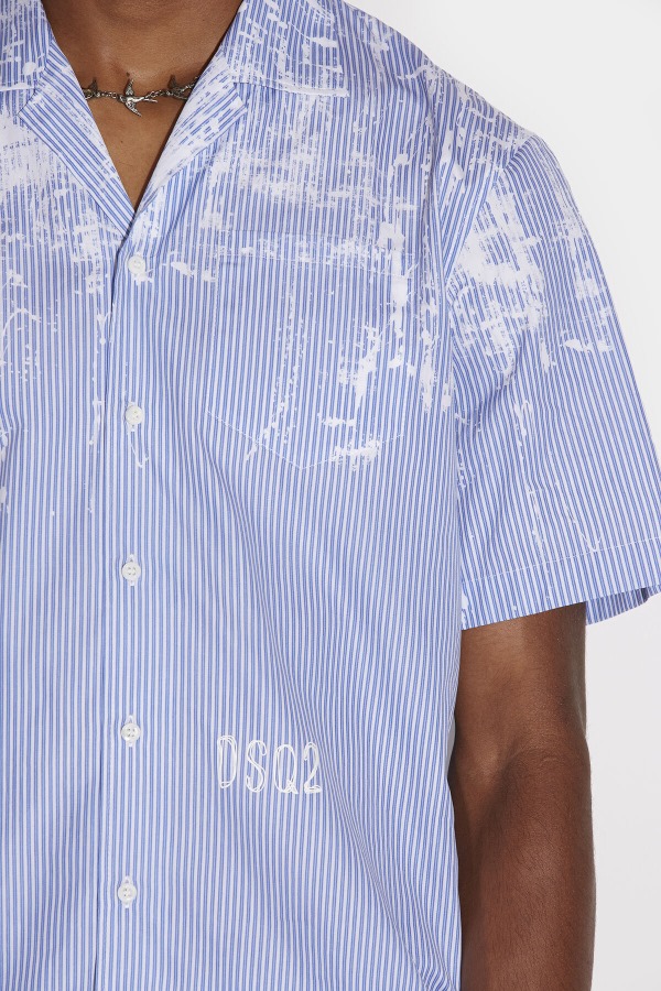Bowling Shirt D2 BLUE