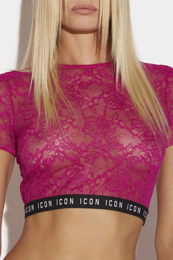 BLACK Be Icon Crop Top