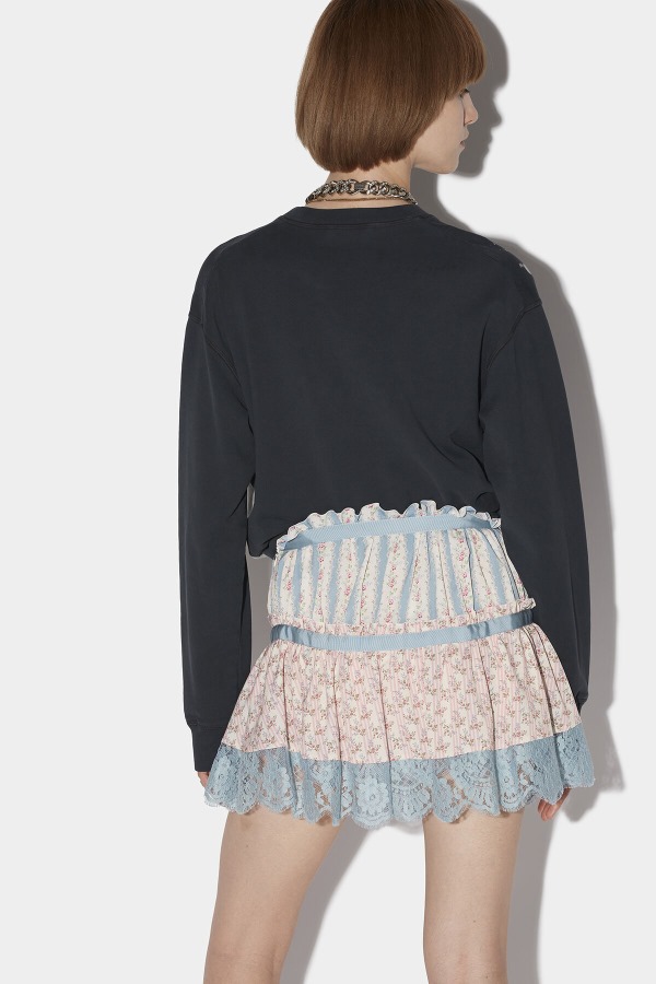 Ruffle Mini Skirt