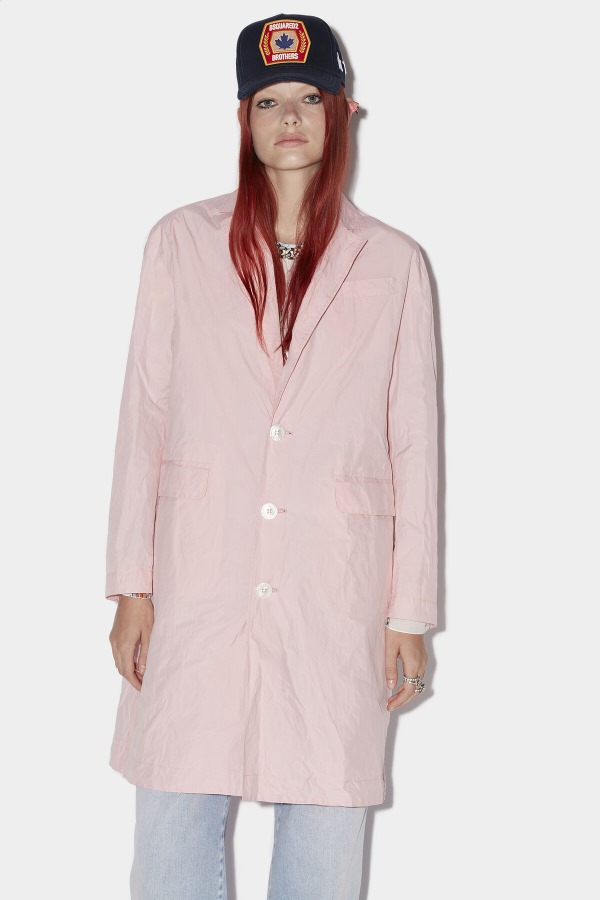 Three Button Rain Coat