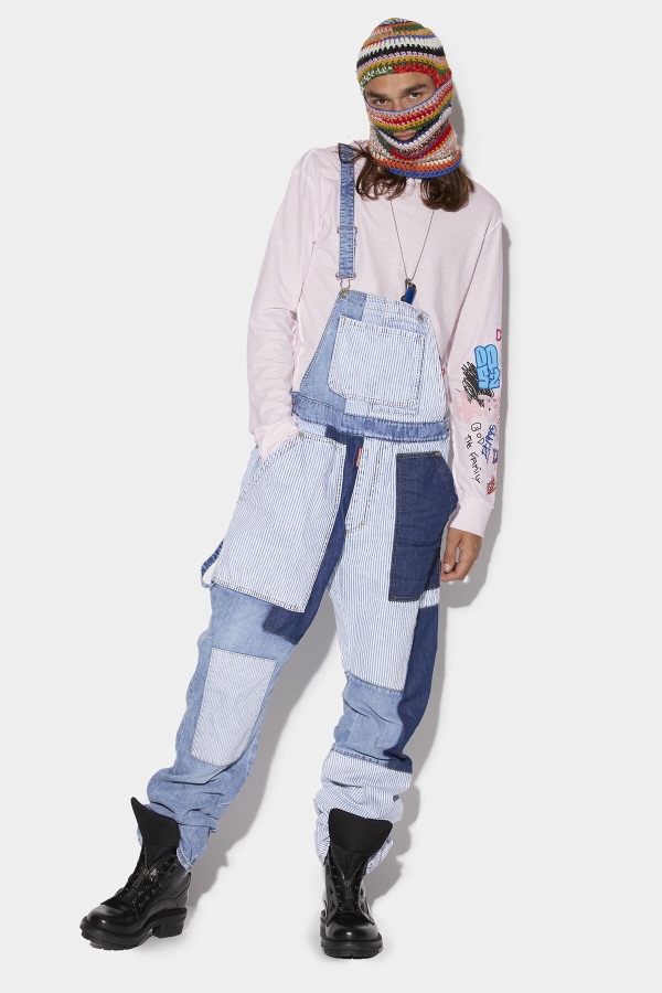 Patchwork Dungarees