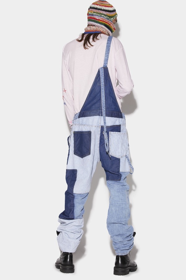 Patchwork Dungarees