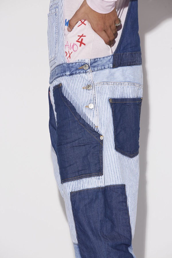 Patchwork Dungarees