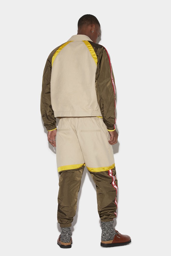 Hybrid Sport Tape Trousers WHITE
