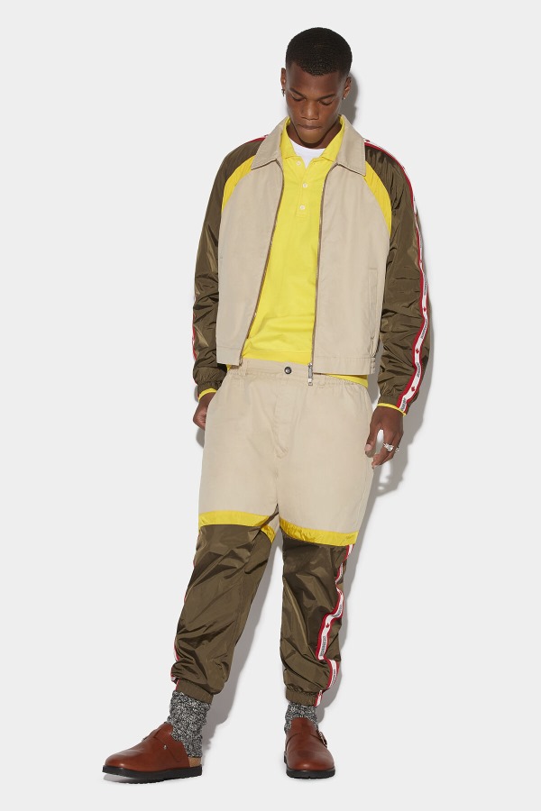 Hybrid Sport Tape Trousers WHITE