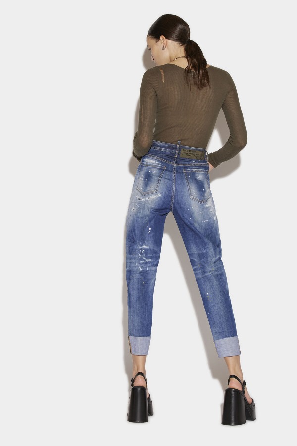 Medium Camo Patch Wash Sasoon Jeans