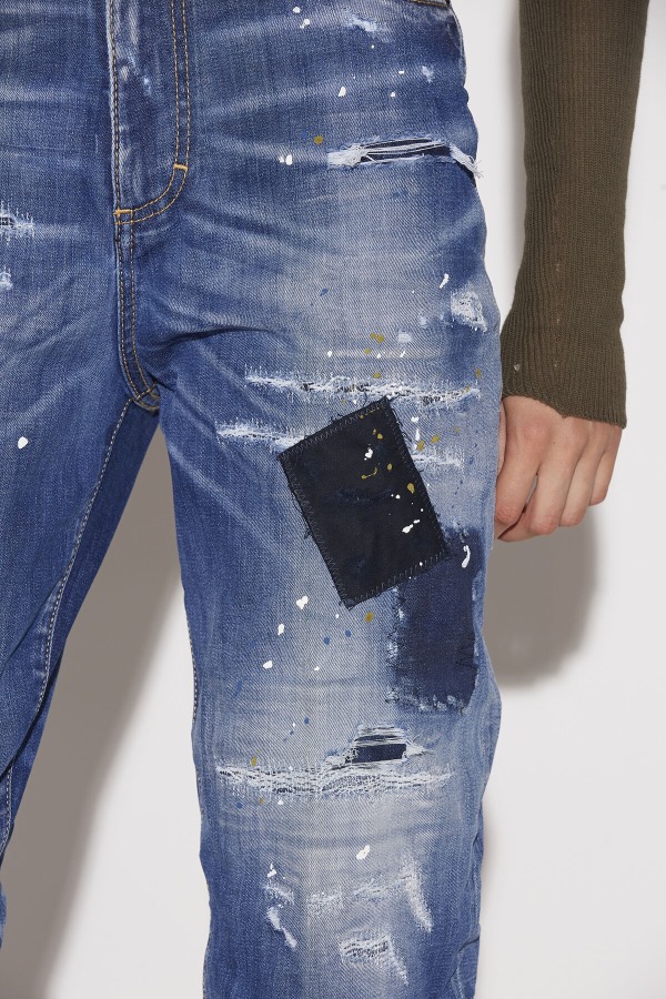 Medium Camo Patch Wash Sasoon Jeans