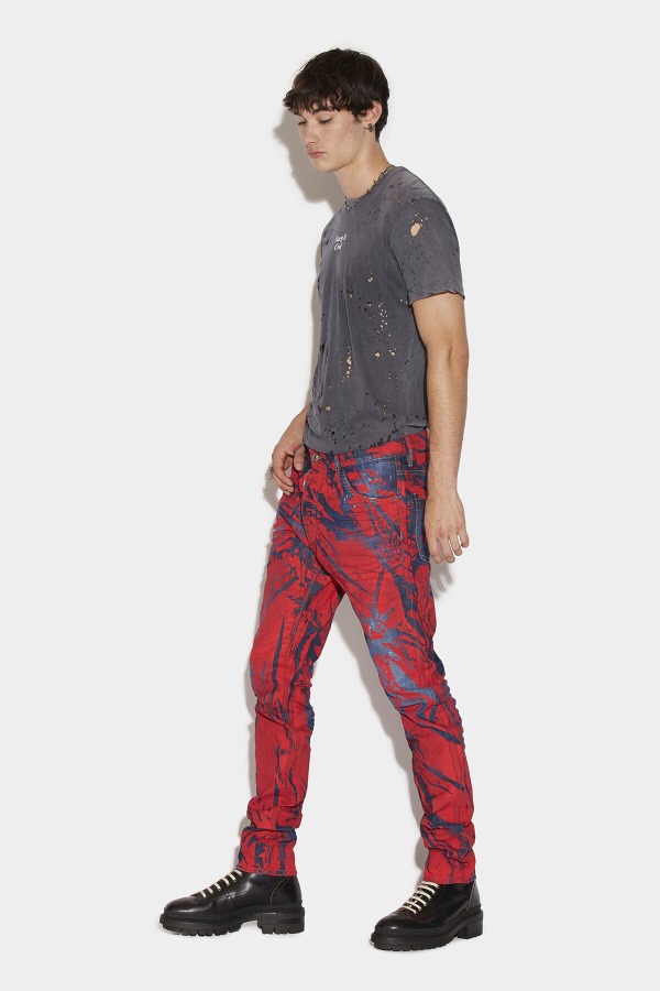 Red Press Wash Cool Guy Jeans