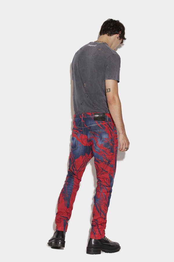 Red Press Wash Cool Guy Jeans