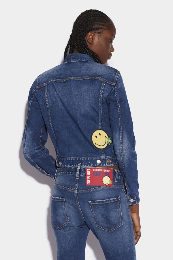 Smiley Partially Organic Cotton Boyfriend Jacket