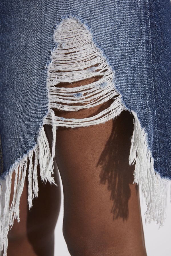 Fringed Midi Skirt