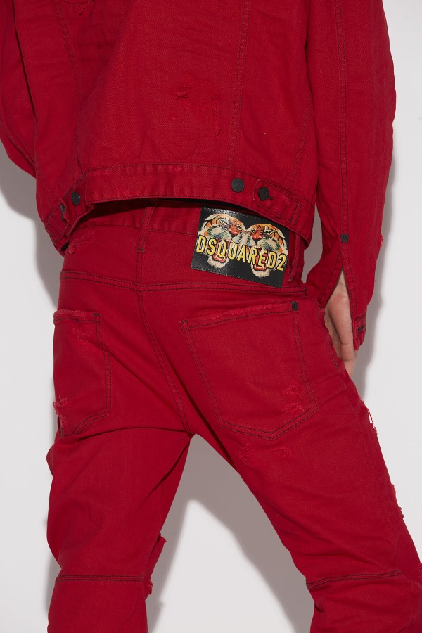 RED D2 Tiger Sailor Jeans