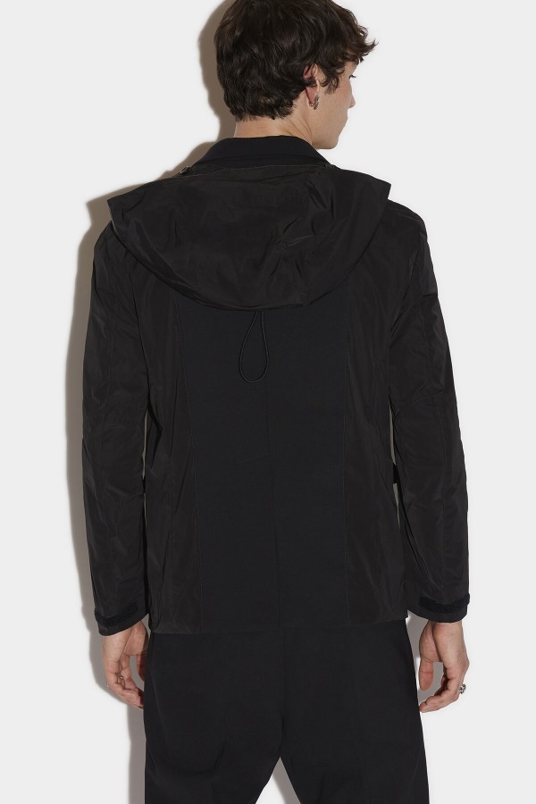 Tech Tag Hooded Blazer