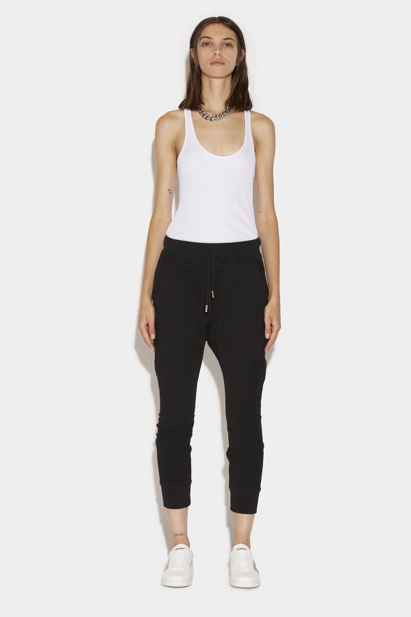 WHITE Icon Spray Sweatpants