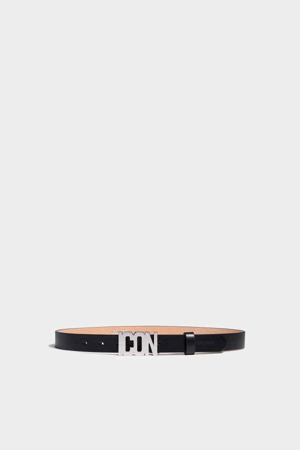 Be Icon Plaque Belt BLACK