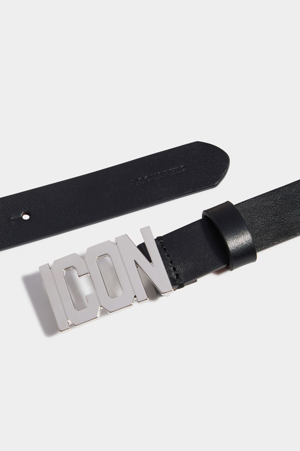 Be Icon Plaque Belt BLACK