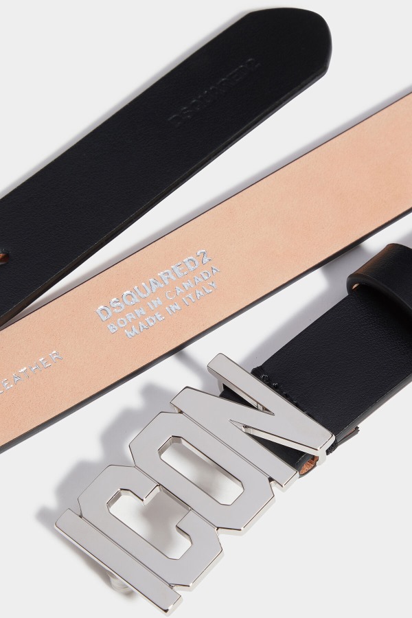 Be Icon Plaque Belt BLACK