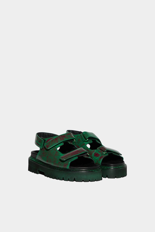 Finn Flat Sandals D2 BORDEAUX