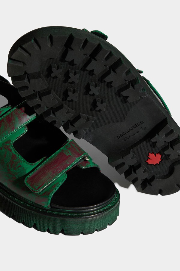 Finn Flat Sandals D2 BORDEAUX