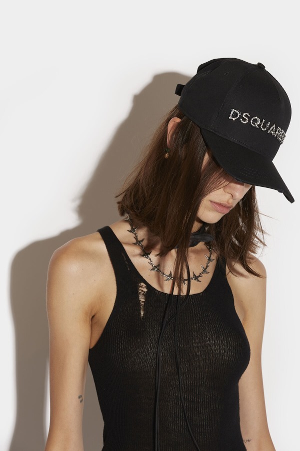 Dsquared2 Logo Baseball Cap BLACK D2