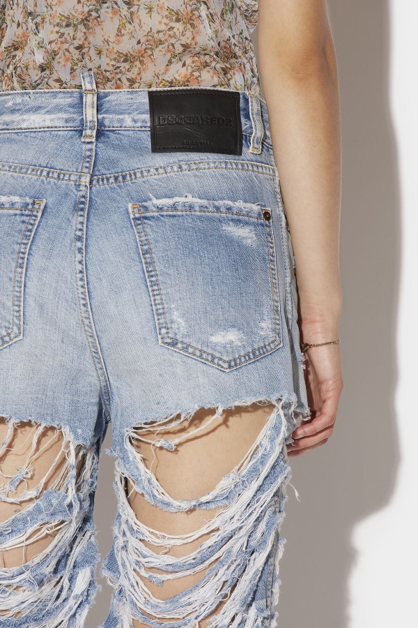 Super Destroyed Wash Boston Jeans
