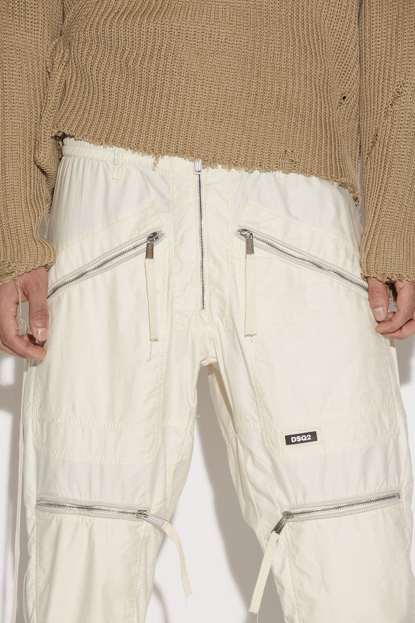 IVORY Parachute Trousers